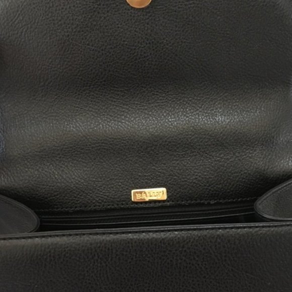 SOLD Bally Embossed Leather top handle bag with dust bag - Picture 6 of 6